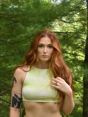 Free People Tie-Dye Crop Tank